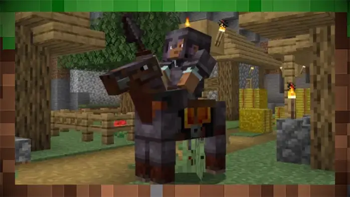 Minecraft тестирует незеритовую броню для лошадей
