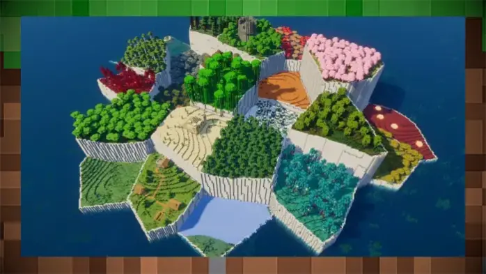 Карта Остров выживания в мультибиоме / Multi-Biome Survival Island