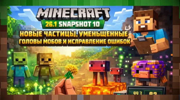 Скачать Minecraft 26.1: Snapshot