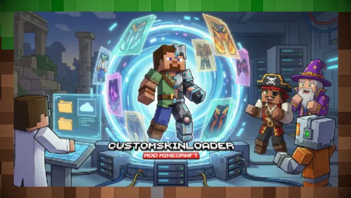 CustomSkinLoader загрузка скинов и плащей с сторонних источников