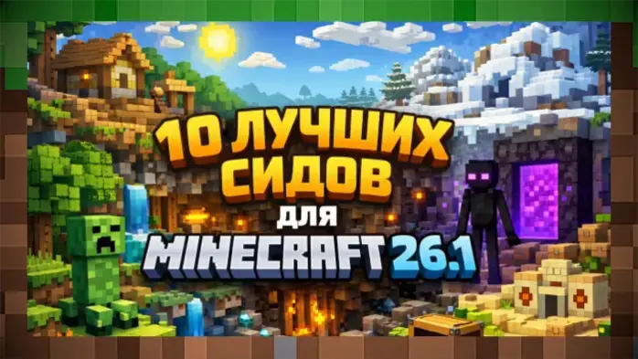 10 лучших сидов для Minecraft 21.6 в 2026 роду