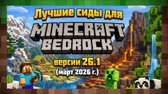 Лучшее Сиды / Ключи для Майнкрафт 26.1 за Март 2026