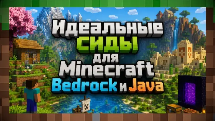 Лучшие идеальные сиды для Minecraft Bedrock и Java