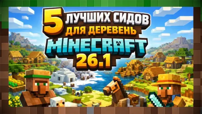 5 лучших сидов для деревень в Minecraft 26.1
