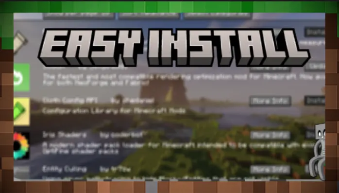 Мод Easy Install / Быстрая Установка