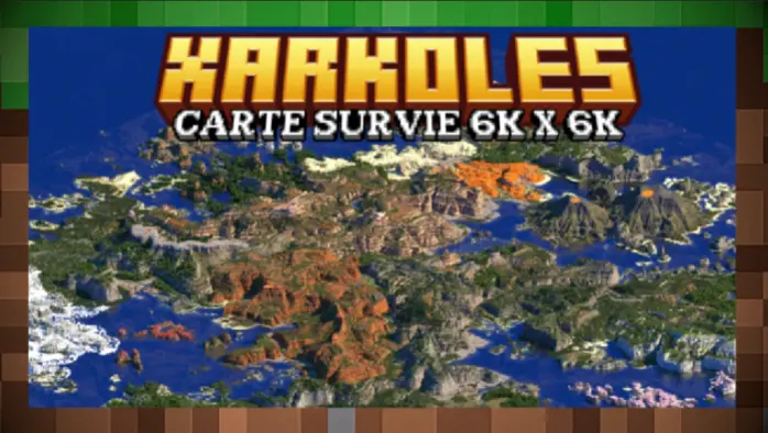 Карта Огромный Остров Xarkoles 6к х 6к