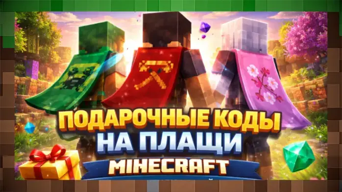 Подарочные коды на плащи Minecraft: как получить эксклюзивный внешний вид