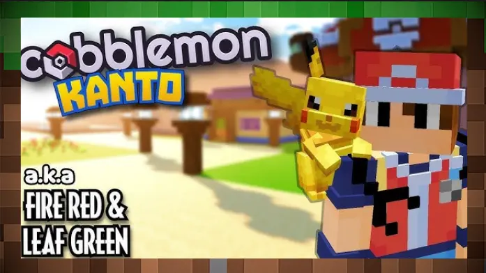 Карта Wild Kanto  – Cobblemon / Дикий Канто – Кобблмон