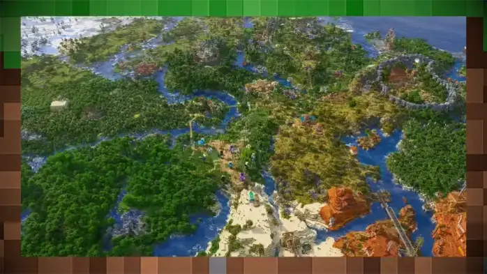 100 японских строителей создали идеальный сид для Minecraft