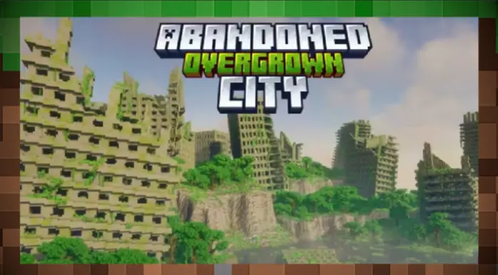 Мод Abandoned Overgrown City