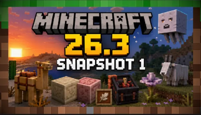 Скачать на пк бесплатно Minecraft 26.3