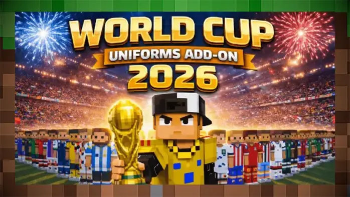 Наборы формы Чемпионата мира по футболу 2026 года в Minecraft