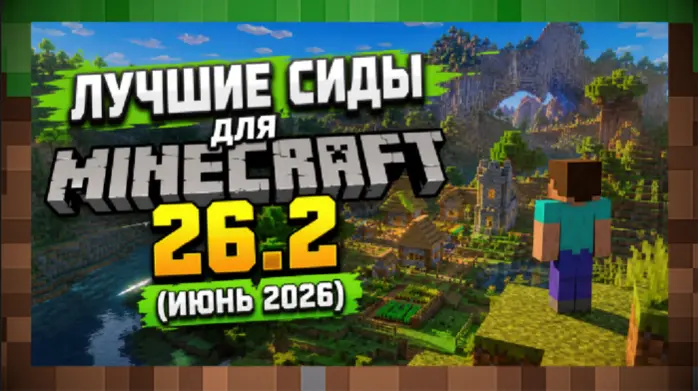 Лучшие сиды для Minecraft 26.2 (июнь 2026): топ сидов