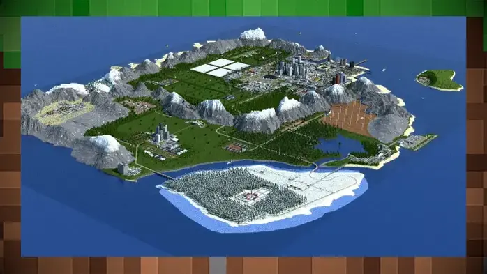 Los Perrito — карта Minecraft 49 км², воссоздающая целую страну