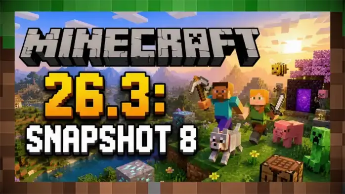 Скачать Minecraft 26.3: Snapshot 8 — новая версия Java Edition