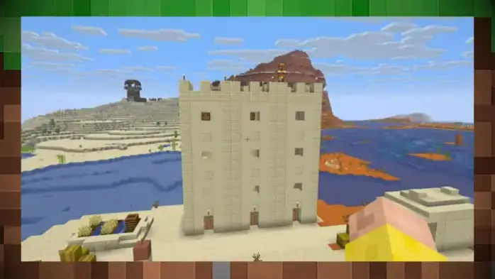 Сид для Minecraft генерирует здание для жителя деревни