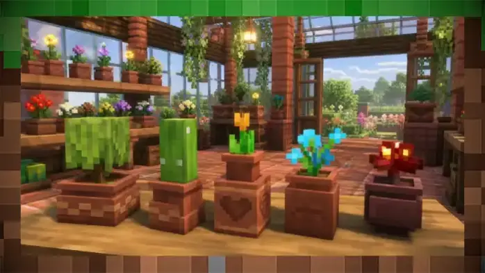 Текстуры цветочных Горшков Fresh Flower Pots