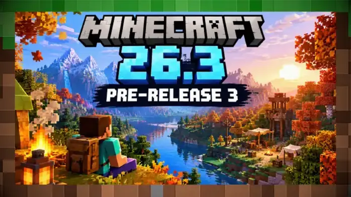 Скачать Minecraft 26.3 Pre-Release 3 — третья предварительная версия