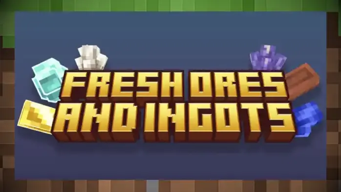 Текстуры Fresh Ores and Ingots / Свежая руда и слитки