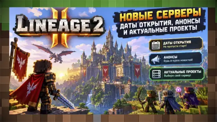 Новые серверы Lineage 2 - даты открытия, анонсы и актуальные проекты