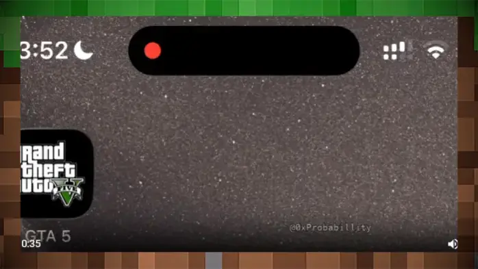 Minecraft появился в GTA V на iPhone
