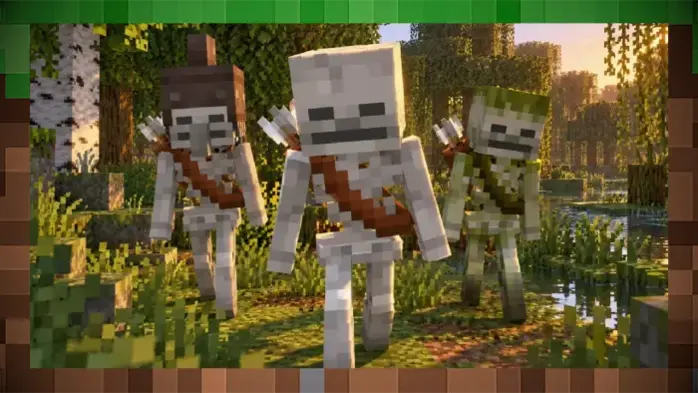 AL's Skeletons Revamped x Fresh Animations — это набор анимаций для скелетов в Minecraft