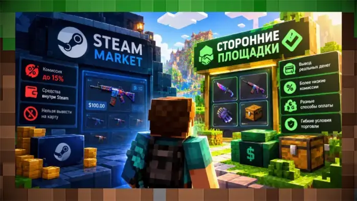 Обратная сторона Steam Market: почему игроки массово уходят на сторонние площадки
