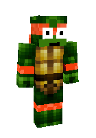 Скин minecraft для ника Michelangelo